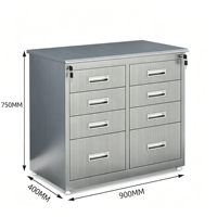 Archivador de Oficina de Acero Reforzado, Modelo H1090W900D400, Personalizable