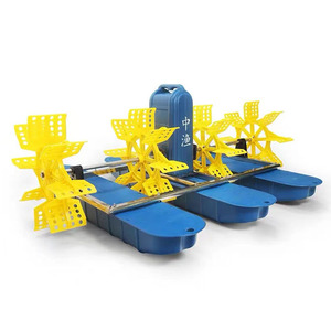 Aérateur à 4 pales, aérateur à jet d'eau, aérateur solaire pour étang à poissons - Product Image 2