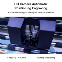 Máquina de corte y hendido automático de doble cabezal ZD350 Ultra para vinilos, pegatinas, etiquetas, cajas y papel A3/A4 con motor Delta