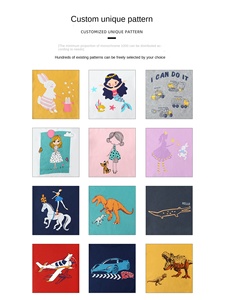 Set <span class=keywords><strong>di</strong></span> Abbigliamento per Bambini in Morbido Cotone 100% Stampato Stile Europeo-Americano per Ragazzi e <span class=keywords><strong>Ragazze</strong></span> 3-8 Anni Traspirante Magliette a Maniche Lunghe e Pantaloni - Product Image 2