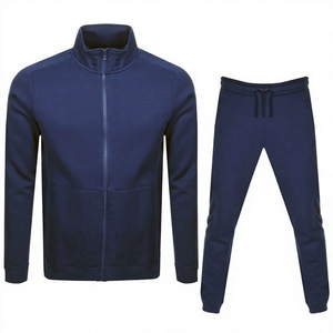 Unisex XXL Lässiger Sportanzug Atmungsaktiver 100% Baumwoll-Jogginganzug Kapuzenjacke Regular Fit Einfarbig Winterbekleidung - Product Image 1