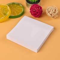 Bloc-notes personnalisé en papier blanc, notes auto-adhésives, portables