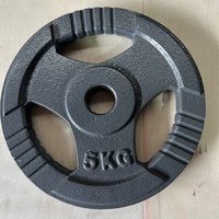 Fabricant de disques de musculation OEM avec logo personnalisé, disques de poids pour salle de sport commerciale, disques de musculation CPU à trois poignées