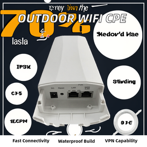 Puente CPE inalámbrico para exteriores de alta calidad 2,4G 5,8G 1Km 2Km rango impermeable 300Mbps/450Mbps Wifi AP Router con función VPN - Product Image 2