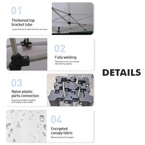 เต็นท์พับได้ขนาดสั่งทำพิเศษ โครงอะลูมิเนียม หลังคาทรงจั่ว สำหรับงานแสดงสินค้า งานอีเว้นท์เชิงพาณิชย์ และงานโรดโชว์กลางแจ้ง - Product Image 6