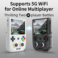 Console de jeu portable RG406V 128G, écran IPS, Android 13, capteur gyroscopique six axes, lecteur de jeux rétro en streaming