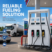 Distributeur de carburant à 6 buses et 3 produits, pompe à essence et diesel pour station-service, équipement de remplissage
