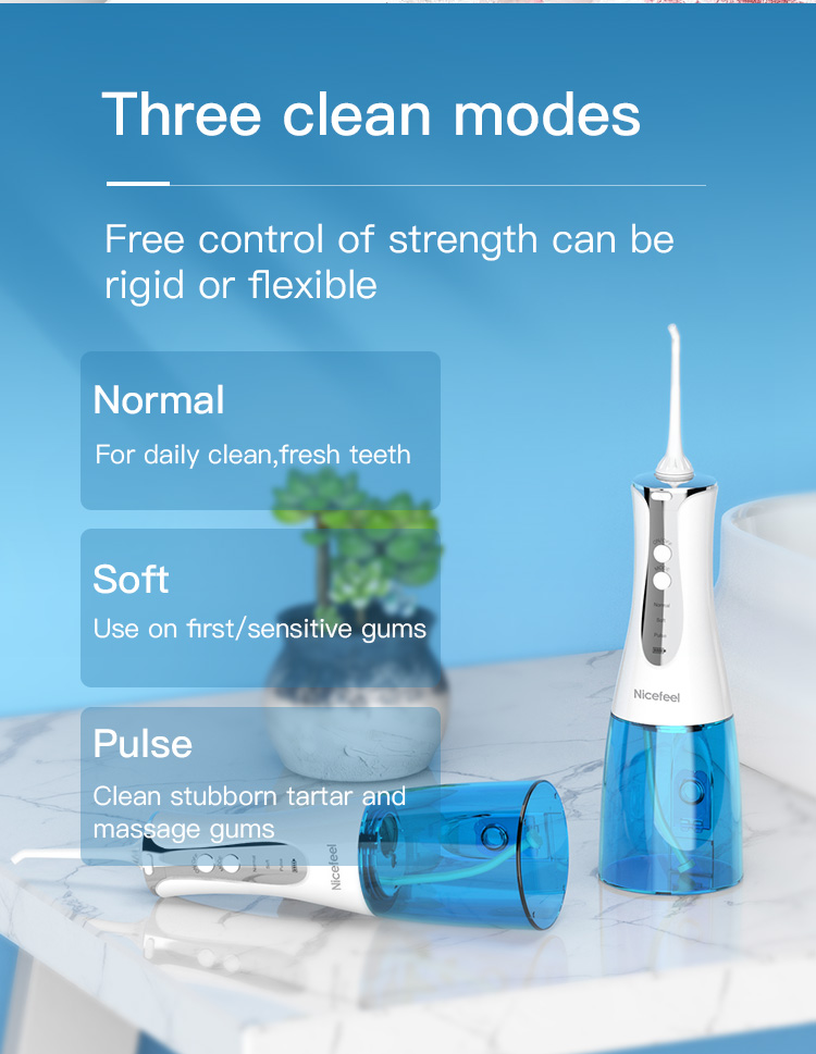 2022 NEW IPX7 Water Dental Jet Pik Cordless Water Flosser Portable Oral Irrigator Waterpick Teeth Cleaner Oral Irrigation