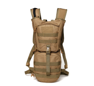 Sac d'hydratation tactique, sac à dos à eau 900D avec poche à eau de 2,5 L pour la randonnée, le vélo, la course à pied, la marche et l'escalade - Product Image 1