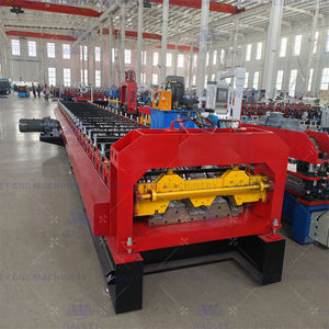 High-Speed Steel Floor Deck Glazed Roof <b>Tile</b> Sheet Roll Forming <b>Machine</b> Gear Engine Bearing Motor Pump Core Components Included - Product Image 2