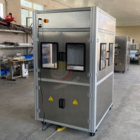 Machine de découpe automatique à ultrasons ORME en acier inoxydable à double tête pour ligne de production de gâteaux carrés à étages