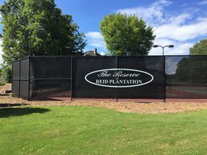 Logo In PE Chắn Gió Màn Hình Cho Sân Tennis/Nhiệm Vụ Nặng Nề Riêng Tư Màn Hình Hàng Rào Lưới Kính Chắn Gió Sân Sau Boong Patio - Product Image 3