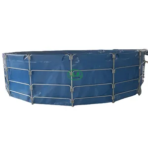 Wholesale Tarpaulin Pond Fish Tanks Outdoor Fish Farm Breeding Tank