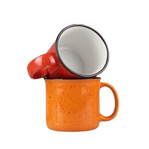 Tazas de Cerámica Esmaltada de Imitación Vintage, Hechas a Mano, con Asa, para Fiestas, Tazas de Café - Product Image 2