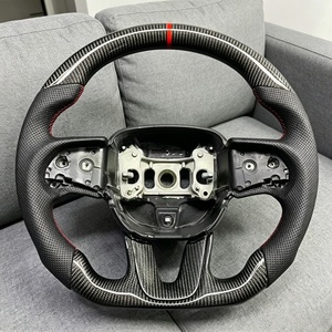 Volant de voiture très vendu, adapté à la <span class=keywords><strong>Dodge</strong></span> Charger SRT <span class=keywords><strong>2015</strong></span> 2016 2017 2018 2019 2020, en fibre de carbone personnalisée - Product Image 1
