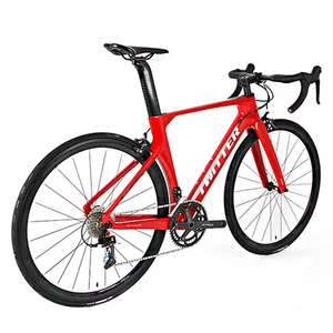Bicicleta de Carretera Rígida de Fibra de Carbono de Alto Módulo 700C, 22 Velocidades, Horquilla, Llanta, Disco, Ligera, Aerodinámica, para Carreras Urbanas, Cuadro de Fibra de Carbono Ligero - Product Image 2