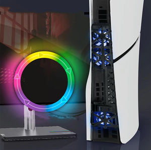 Ventilateur de refroidissement intelligent à LED RVB avancé, contrôle de la température et fonctionnement silencieux pour les modèles PS5 Pro et Slim - Product Image 6