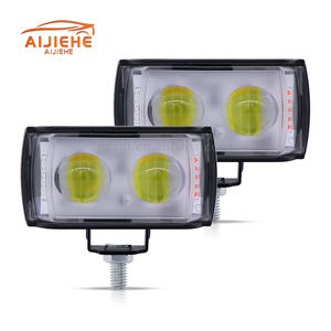 Blanco Amarillo Dual Color Moto Spotlight 12-80V Aluminio completo MINI Luces de conducción Moto Bike Light <span class=keywords><strong>para</strong></span> motocicleta - Product Image 6