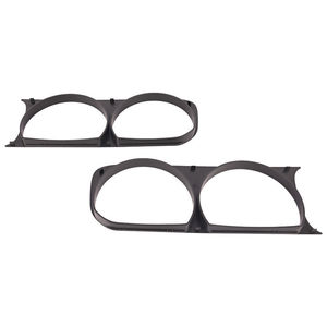 Marco embellecedor de faros delanteros Dodge Challenger, par, ABS, reemplazo, 08-14, fijación con tornillos - Product Image 4