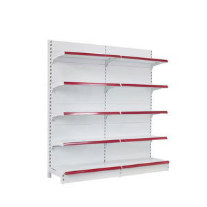 Butik Mağaza Teşhir Rafı Çok Katlı Hafif Metal Tek Taraflı Süpermarket Ürün Standart Raf Sistemi - Product Image 1
