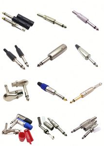 Adaptador de 1/4 Estéreo a <span class=keywords><strong>RCA</strong></span>, Conector Hembra <span class=keywords><strong>RCA</strong></span> a Conector Macho de 6.35 mm, Convertidor de <span class=keywords><strong>RCA</strong></span> a Conector Estéreo de 6.35 mm - Product Image 3