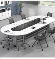 Table de formation modulaire pliable moderne en gros, bureau mobile de haute qualité