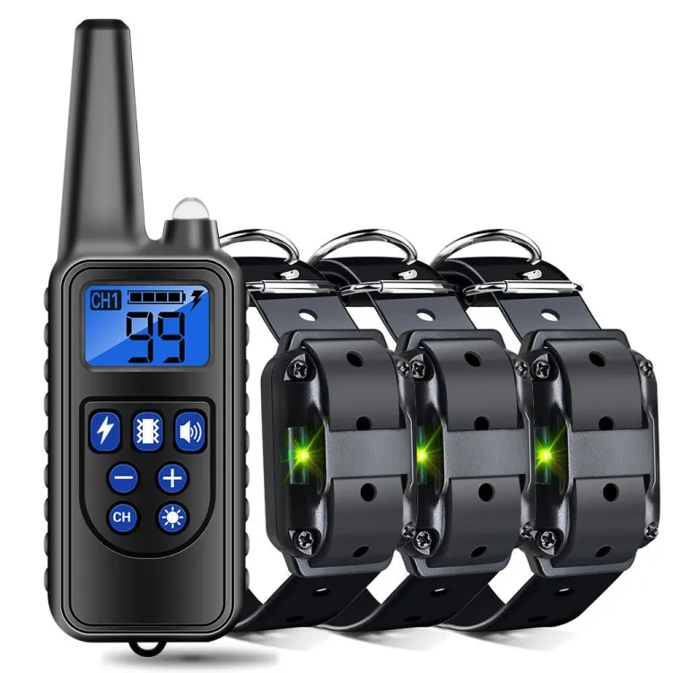 800m Remote Control Stop Barker Dog Trainer Smart Anti-Disturbance Vibration Collar anti bark collar
