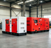 Groupes électrogènes diesel silencieux ouverts 45 63 125 300 kW kVA avec télécommande Deepsea 6120 AMF 8 9 25 – Fabricant et fournisseur