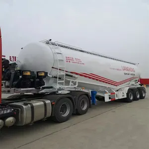 Semirremolque de transporte de material en polvo de cemento a granel de alta calidad
