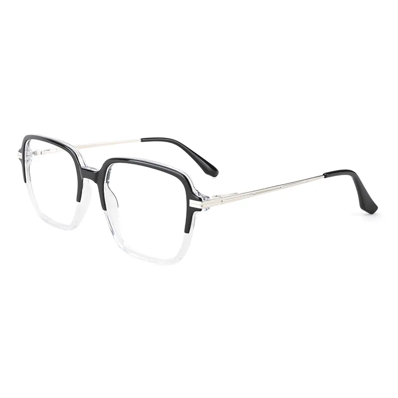 New Lentes Clear Thick Frame Eyewear Acetate Glasses Blue Light Filter Optical Frames Sun Glass for Woman