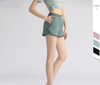 XQM Fitness Kordel zug Shorts Frauen Sommer nackt Gefühl Anti Licht locker lässig, atmungsaktiv Morgen laufen schnell trocknend