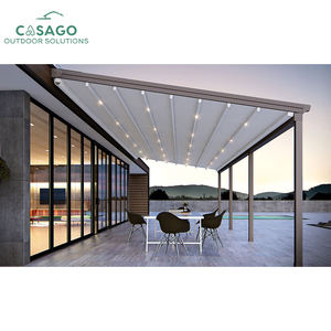 Toldo Plegable Multiusos de Aluminio - Refugio Impermeable para el Sol para Jardín, Entrada de Tienda, <span class=keywords><strong>Mercado</strong></span> Abierto - Product Image 5