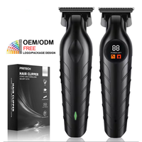 Tondeuse à Cheveux Rechargeable PRITECH, Lame en T, Charge Type-C, Moteur 7000 tr/min