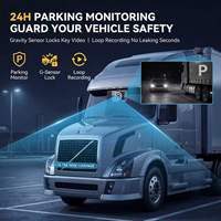 Caméra de tableau de bord Full HD 5 pouces pour camion, neuve, avec double objectif, enregistreur vidéo IPS, Wi-Fi intégré, écran tactile, garantie 1 an