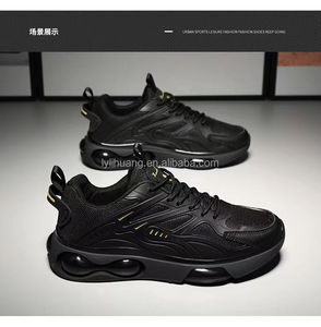 Sneakers da <span class=keywords><strong>Uomo</strong></span> Estive Traspiranti in Mesh, <span class=keywords><strong>Scarpe</strong></span> Sportive da Corsa, Casual con Suola Spessa, Moda Nera - Product Image 2