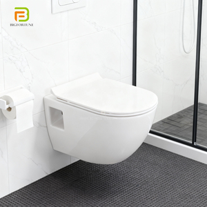 Inodoro Moderno de Pared con Ahorro de Agua, Inodoro Flotante de Cerámica Duradero, Inodoro con <span class=keywords><strong>Cisterna</strong></span> Oculta para Proyectos Hoteleros, Apartamentos y Villas - Product Image 1