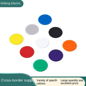 Disque de jeu <span class=keywords><strong>à</strong></span> dix grilles en plastique couleur unie 19x1.2mm pour l'apprentissage des mathématiques et les jetons de <span class=keywords><strong>poker</strong></span>, matériel pédagogique pour l'éducation précoce - Product Image 4