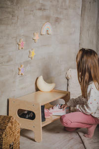 Banc de rangement pour chaussures en métal Montessori Meubles de salon multifonctionnels pour les entrées Utilisation extérieure de la pépinière - Product Image 5