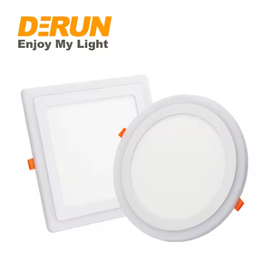 Trắng + màu xanh LED bảng điều chỉnh ánh sáng đa màu sắc thay đổi trong nhà hình tròn trần ánh sáng khung nhôm, LPL-COLOR - Product Image 5