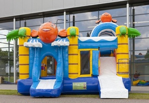Castillo Inflable con Tobogán, Temática de Peces, Aprobado por CE EN71, de Grado Comercial - Product Image 3