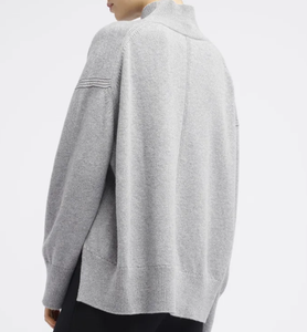 Pull court en cachemire uni à <span class=keywords><strong>col</strong></span> <span class=keywords><strong>roulé</strong></span> pour <span class=keywords><strong>femme</strong></span>, coupe ample, tricot décontracté, personnalisable – Grande Vente - Product Image 5