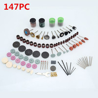 Kit de meuleuses électriques – ensemble de 147 pièces pour meuler, couper, percer ; accessoires pour meuleuses électriques