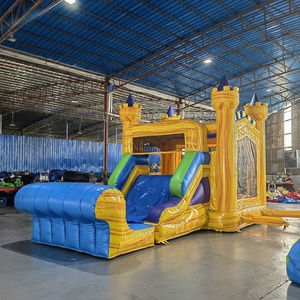 Lớn trong nhà ngoài trời <span class=keywords><strong>Inflatable</strong></span> bouncy nhà Combo khô và trượt nước trả lại nhà <span class=keywords><strong>Inflatable</strong></span> trượt nước với có thể tháo rời hồ bơi - Product Image 3