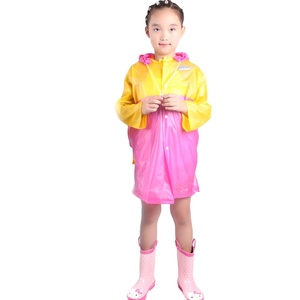 Con cappuccio Del Fumetto Divertente Del <span class=keywords><strong>Bambino</strong></span> Dei Capretti Dei Bambini Da Pioggia <span class=keywords><strong>Poncho</strong></span>/Impermeabile/Outwear con il sacchetto cappotto di pioggia per i bambini - Product Image 2