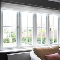 Ventana Abatible de PVC de Alta Eficiencia Energética, Doble Acristalamiento, Sellado Contra la Intemperie, Modelo EcoSave, Ventanas de Vinilo