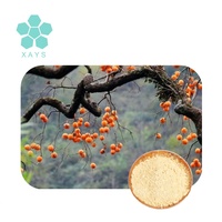 Poudre d'extrait de jus de fruit de kaki pur naturel de qualité supérieure, poudre de kaki