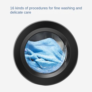 Lave-linge frontal domestique entièrement automatique à économie d'énergie, capacité 6 kg, boîtier en acier inoxydable pour le lavage des vêtements - Product Image 5