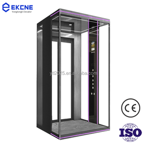 Nouvel Arrivage : Ascenseur Panoramique pour Villa avec Traction Sans Engrenages, Design Moderne, Nivellement Précis et Fonctionnement Fluide - Product Image 1