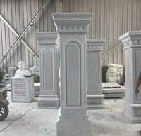 Colonnes en granit sculptées, durables, écologiques, de style moderne et personnalisées |   pour les extérieurs des villas et l'aménagement paysager des cours