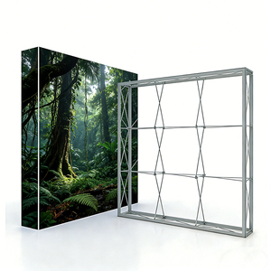 Fabrika Direkt Fiyatı Özelleştirilmiş Alüminyum Profil SEG Açılır Stand Esnek Kumaş Duvar SEG Açılır Stand Fuarlar İçin - Product Image 1